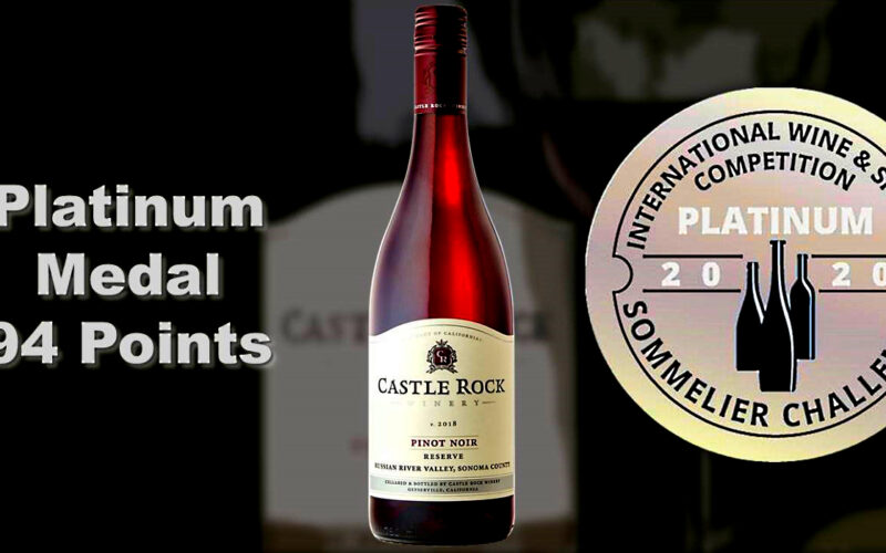 2018 Reserve Russian River Valley Pinot Noir – Platinum Medal/94 Points