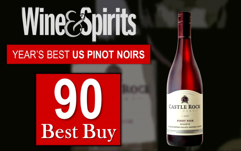 2018 Reserve Russian River Valley Pinot Noir – 90 Points/Best Buy/Year’s Best US Pinot Noirs