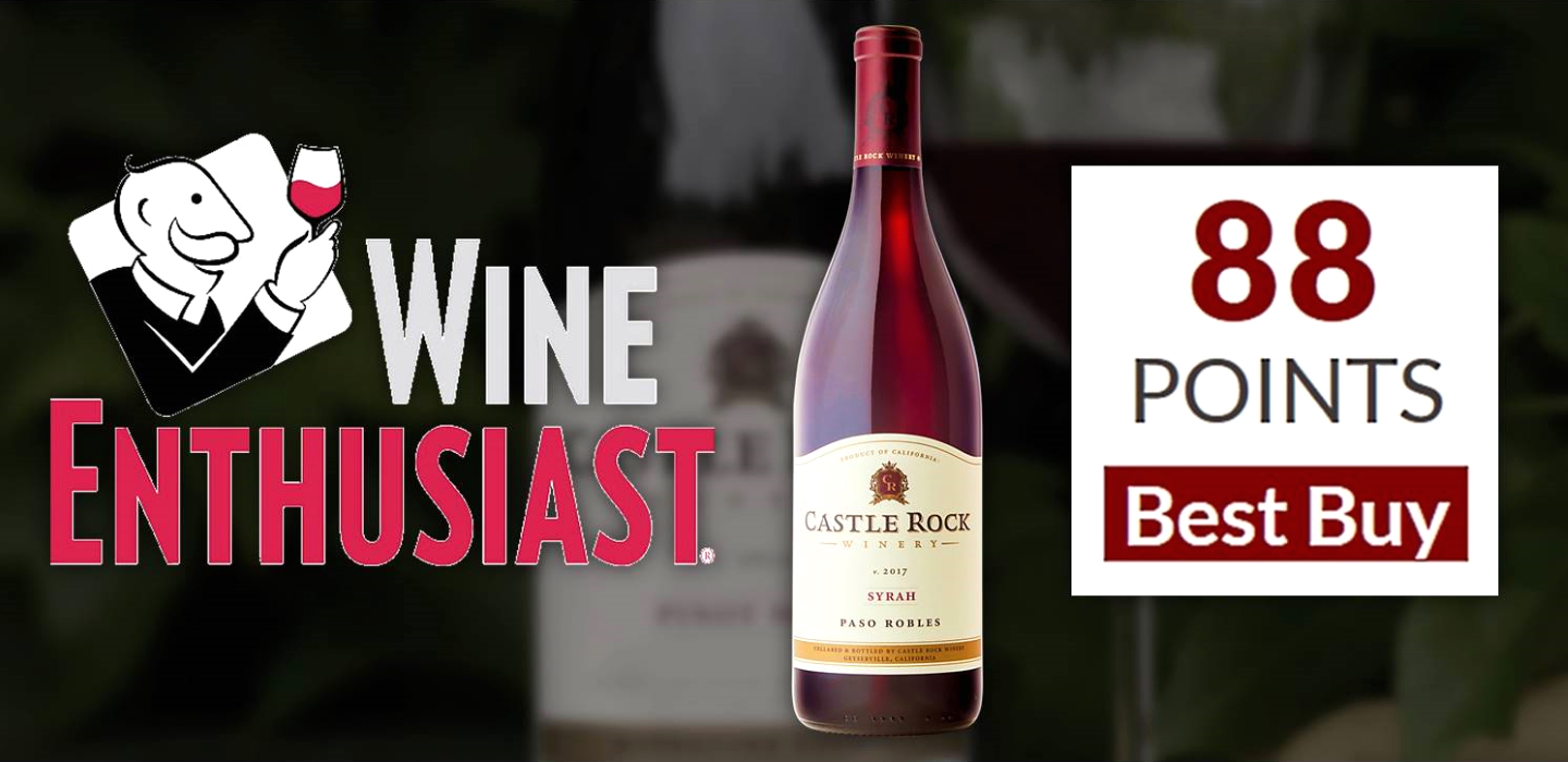 Wine Enthusiast 88/Best Buy – 2017 Paso Robles Syrah