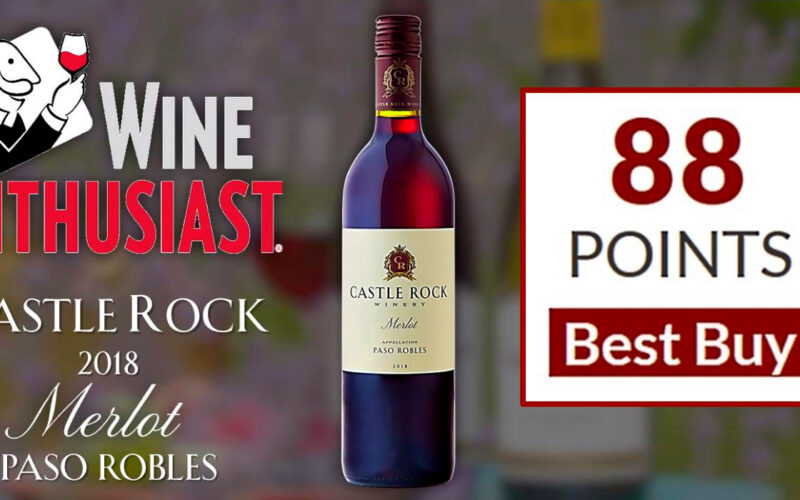 2018 Paso Robles Merlot • 88 Points / Best Buy from Wine Enthusiast