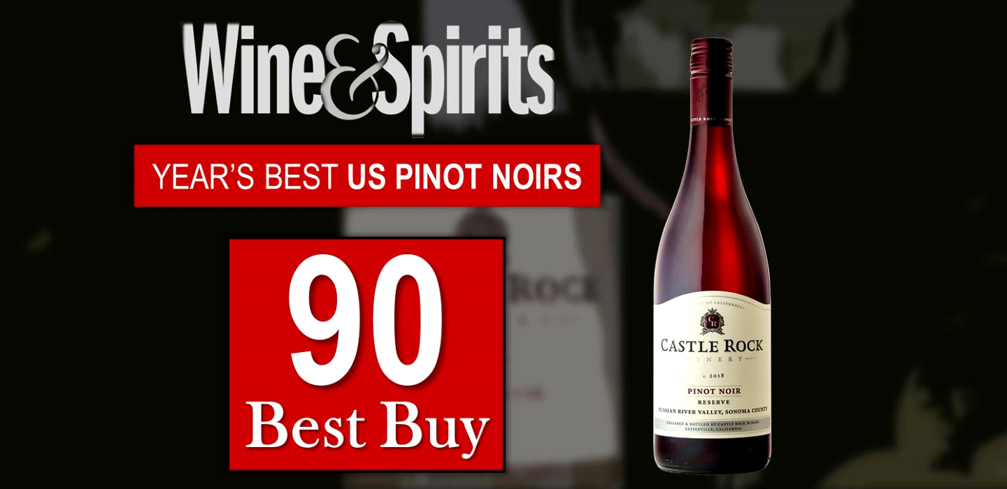 2018 Reserve Russian River Valley Pinot Noir – 90 Points/Best Buy/Year’s Best US Pinot Noirs