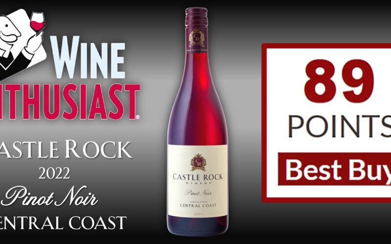 Wine Enthusiast 89 Points / Best Buy – 2022 Central Coast Pinot Noir
