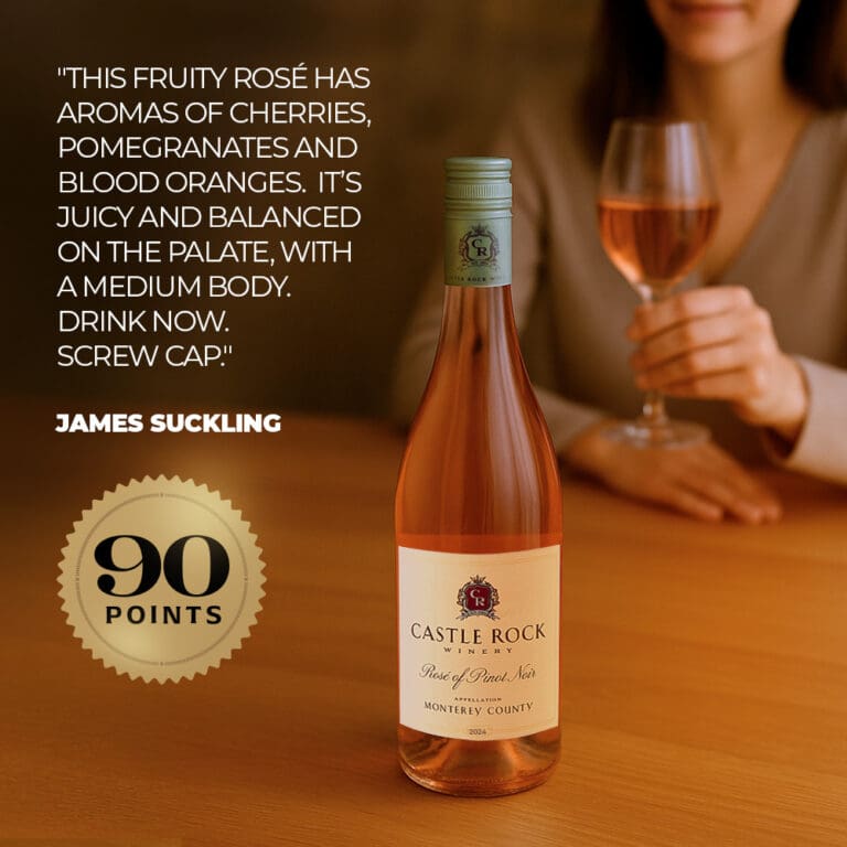 Castle Rock Winery’s 2024 Rosé of Pinot Noir Garners Acclaim from James Suckling and Sunset International Wine Competition